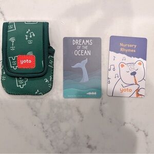 Yoto cards and cardholder for Yoto/Yoto mini